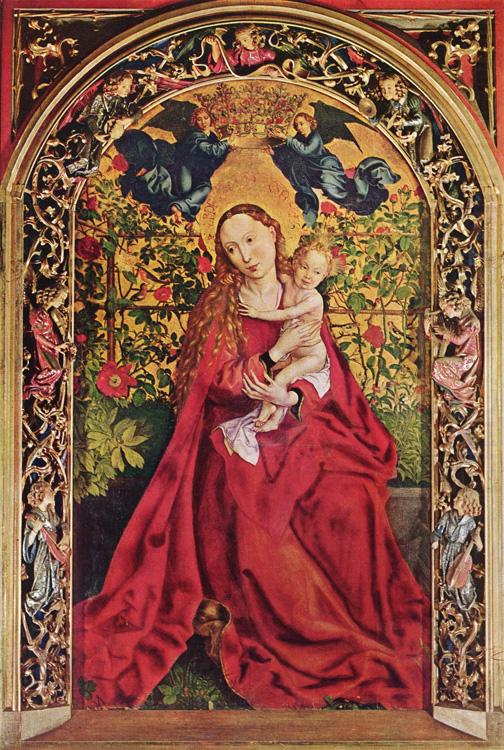 Martin Schongauer Madonna of the Rose Bower (mk08) china oil painting image